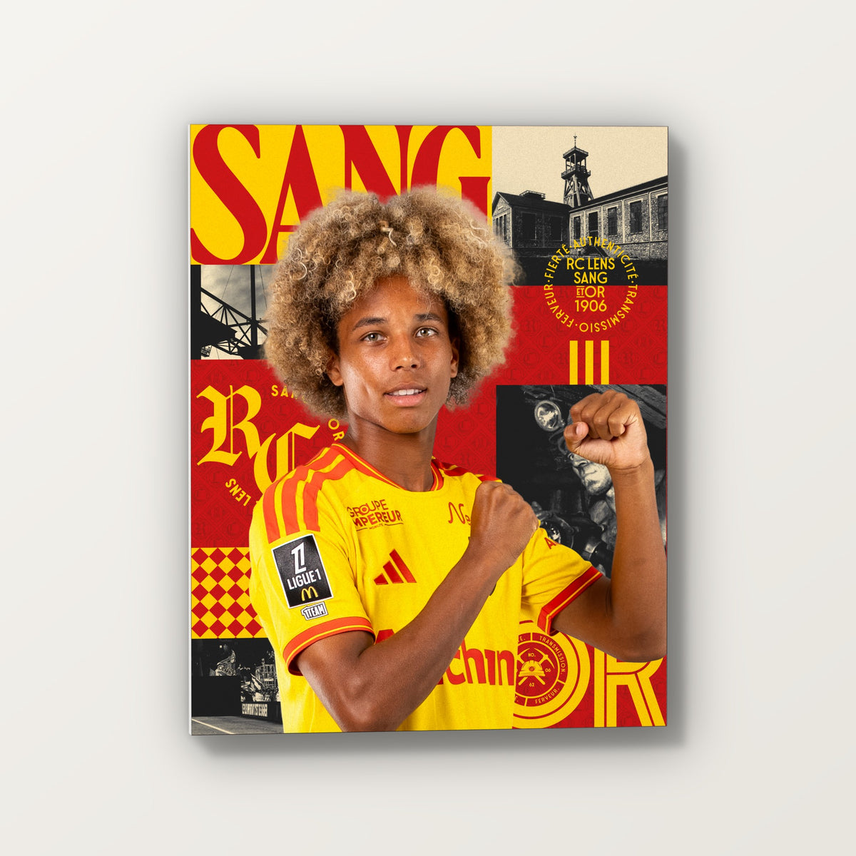 Toile joueur RC Lens Domicile – Joueur 16