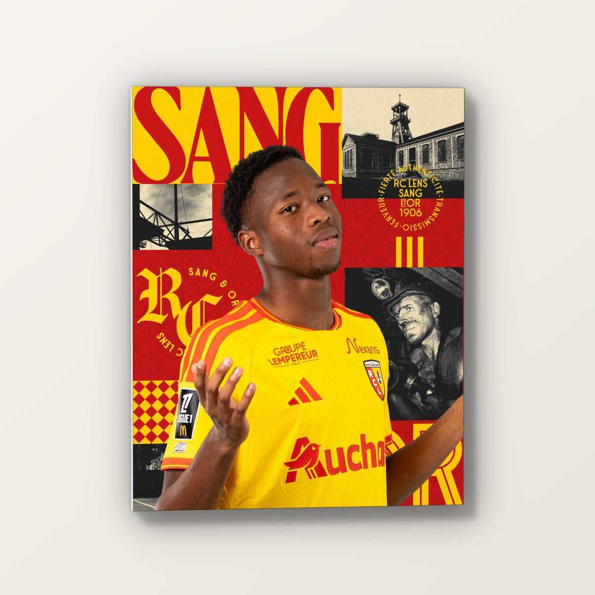 Toile joueur RC Lens Domicile – Joueur 17