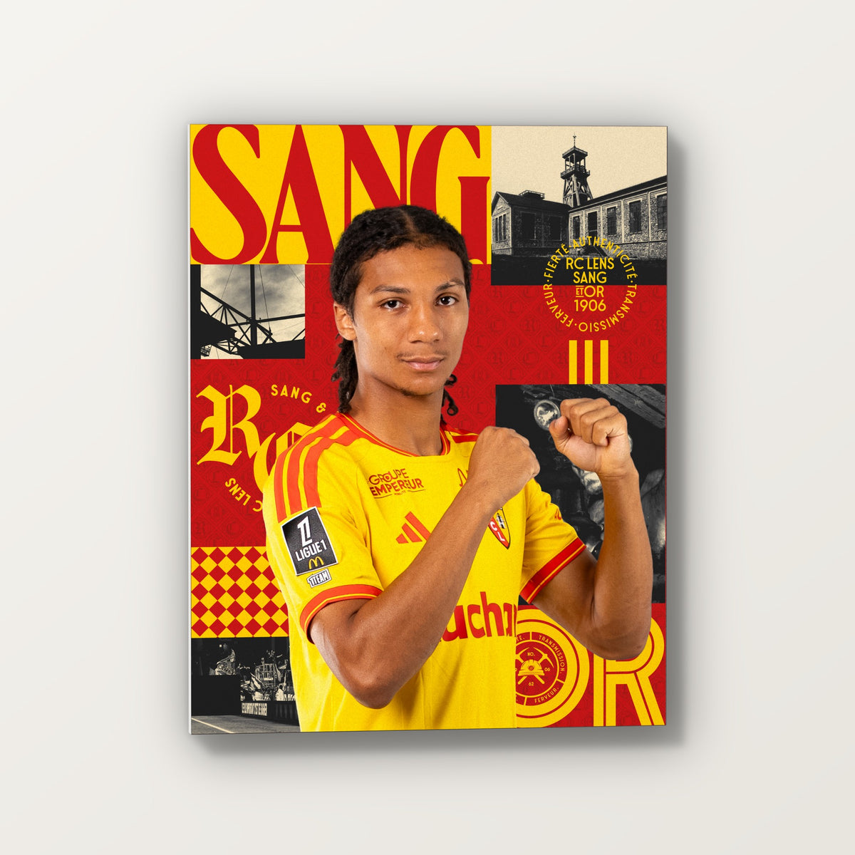 Toile joueur RC Lens Domicile – Joueur 18