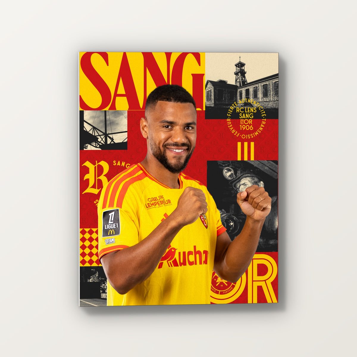 Toile joueur RC Lens Domicile – Joueur 19