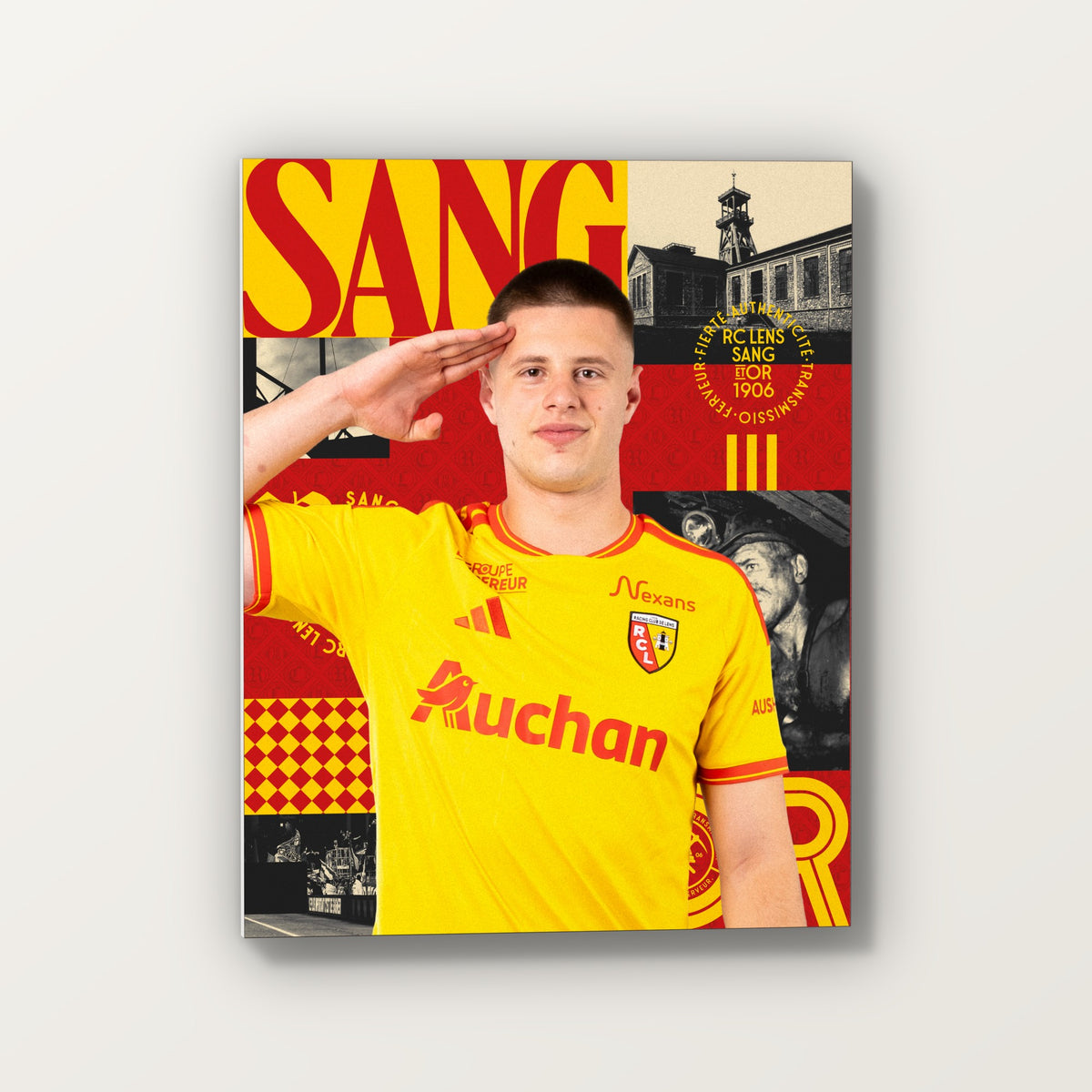 Toile joueur RC Lens Domicile – Joueur 25