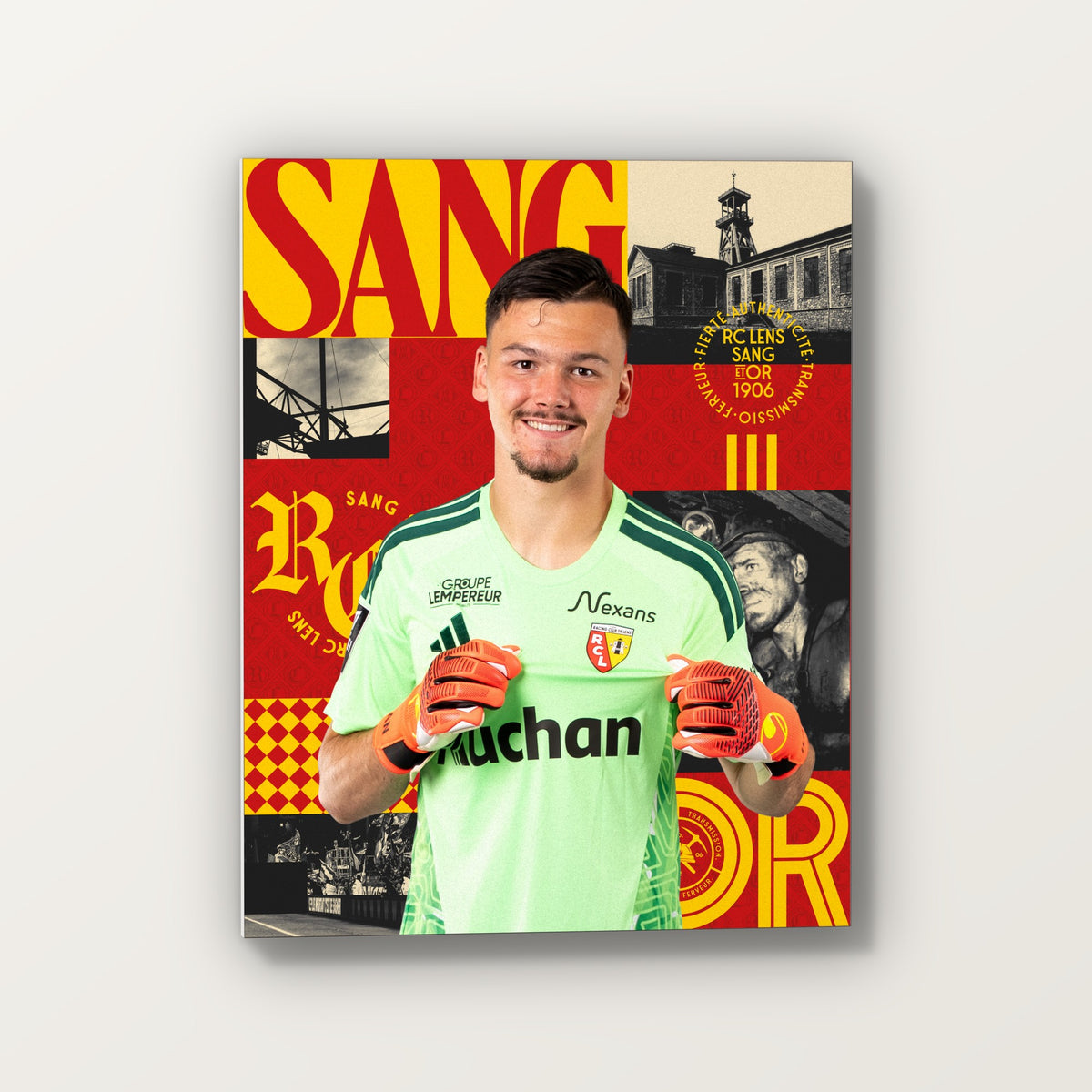 Toile joueur RC Lens Domicile – Joueur 26
