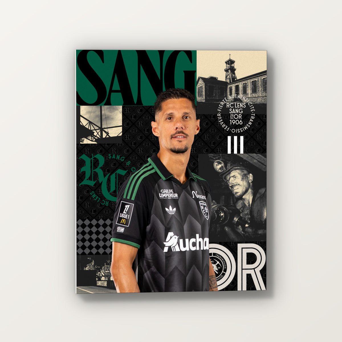 Toile joueur RC Lens Extérieur – Joueur 01