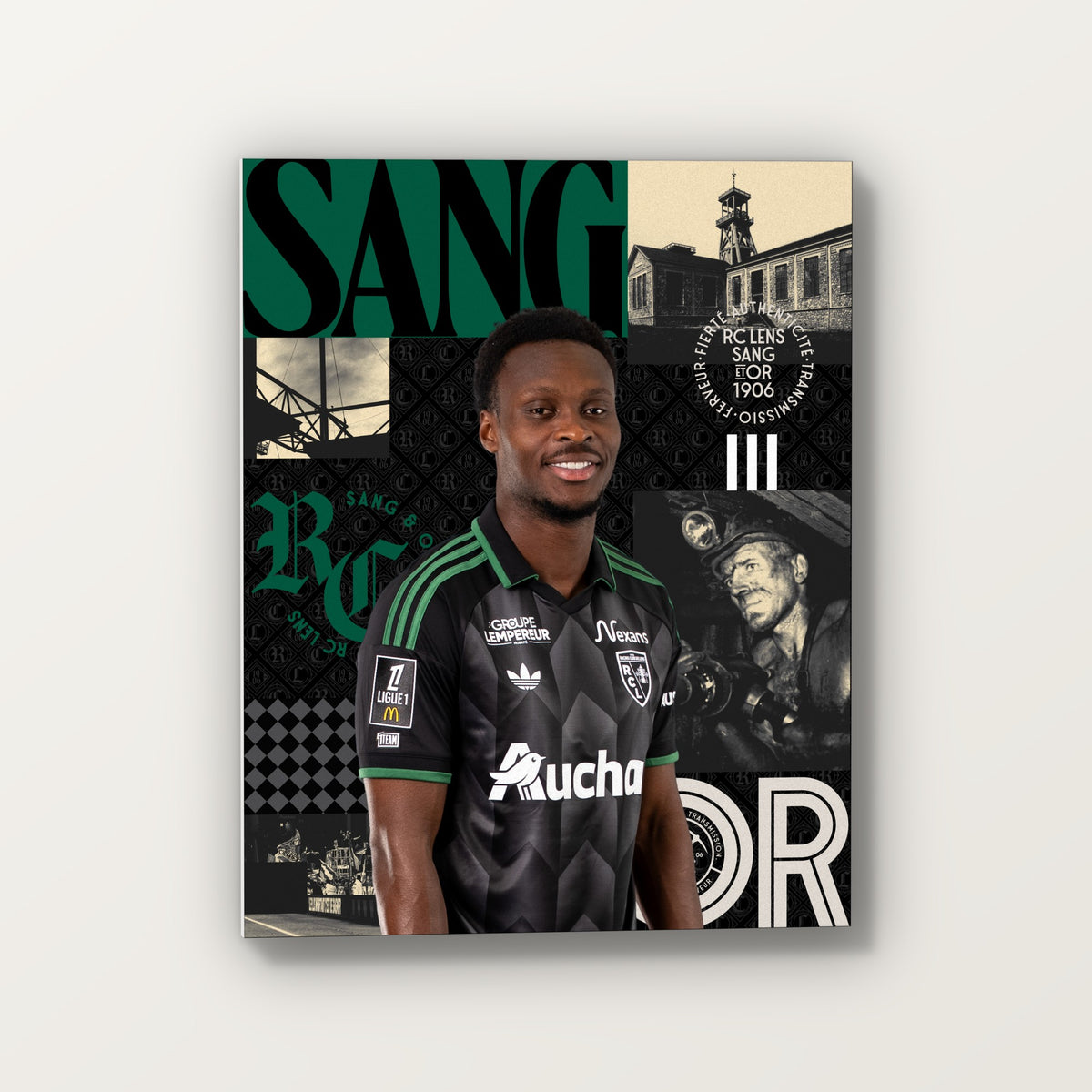Toile joueur RC Lens Extérieur – Joueur 02