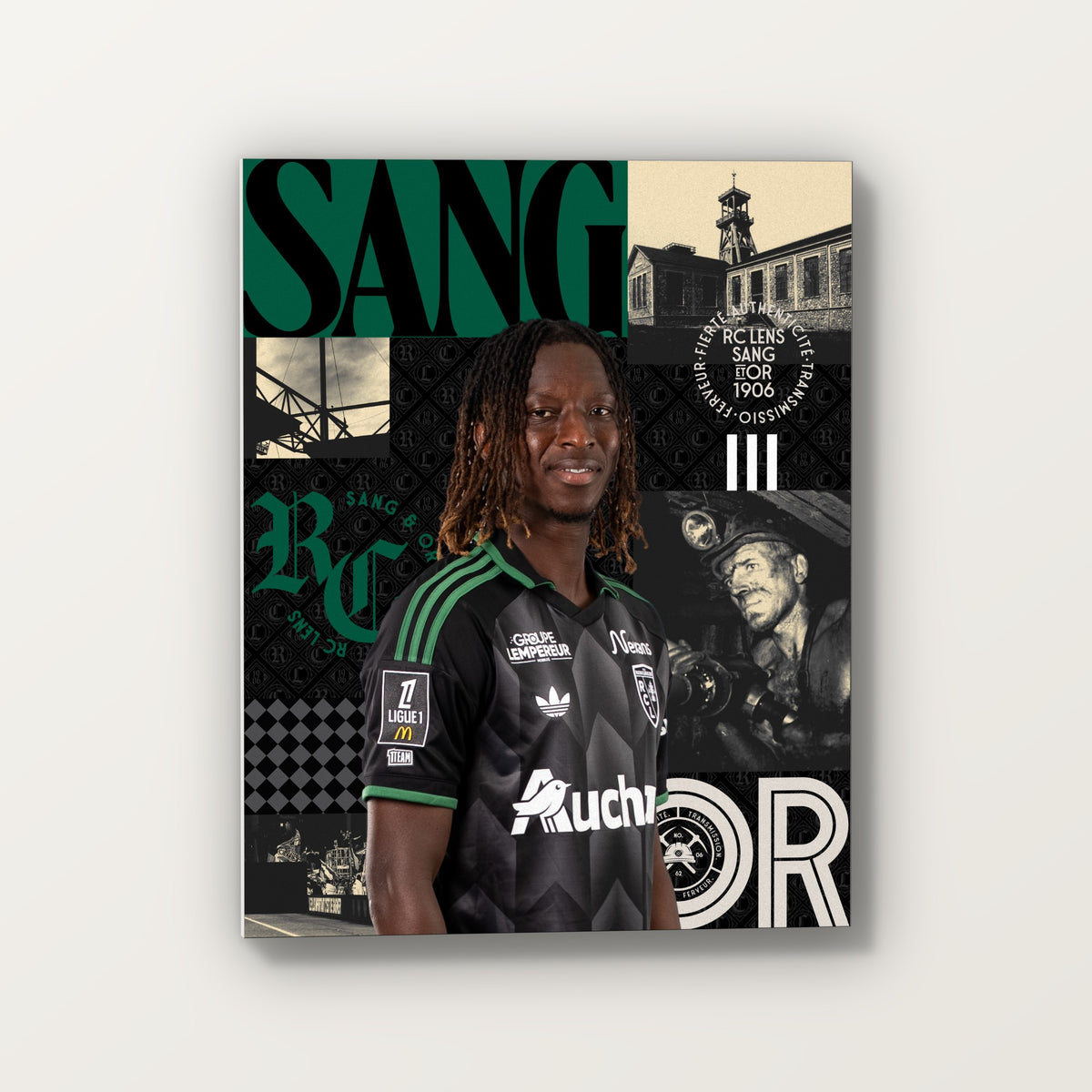 Toile joueur RC Lens Extérieur – Joueur 04