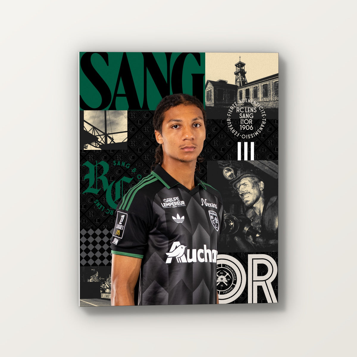 Toile joueur RC Lens Extérieur – Joueur 07