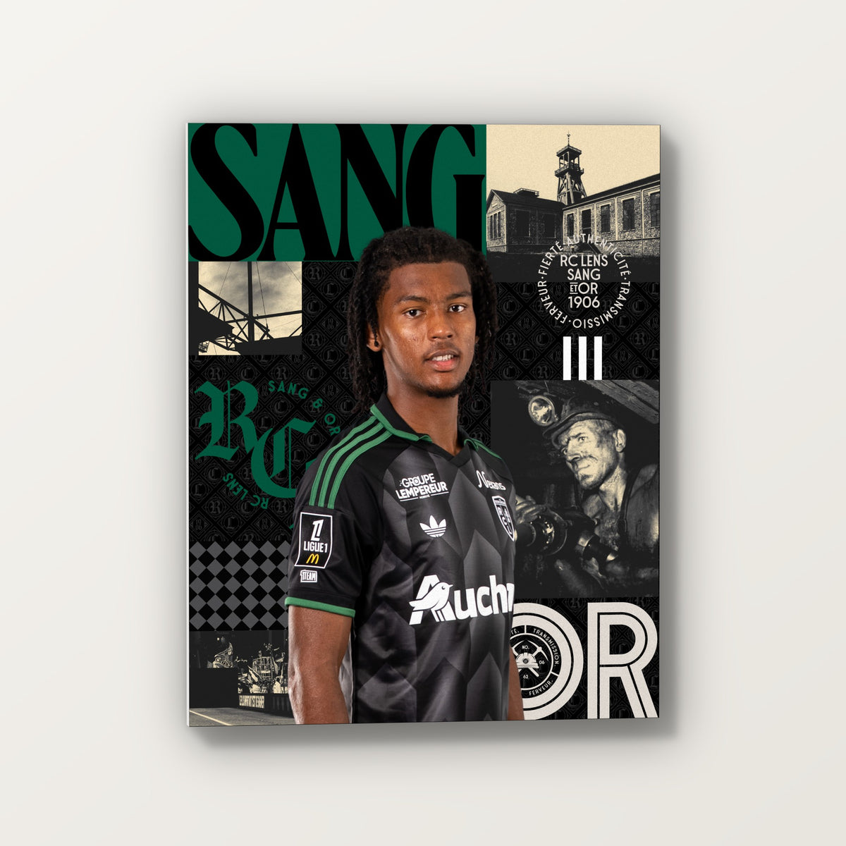 Toile joueur RC Lens Extérieur – Joueur 08