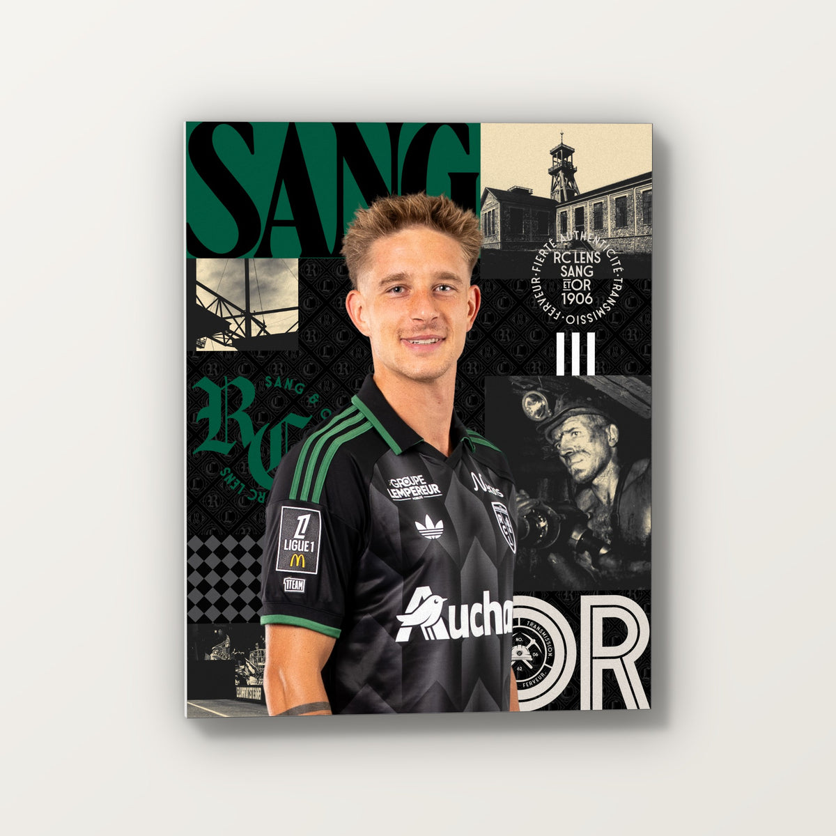 Toile joueur RC Lens Extérieur – Joueur 13
