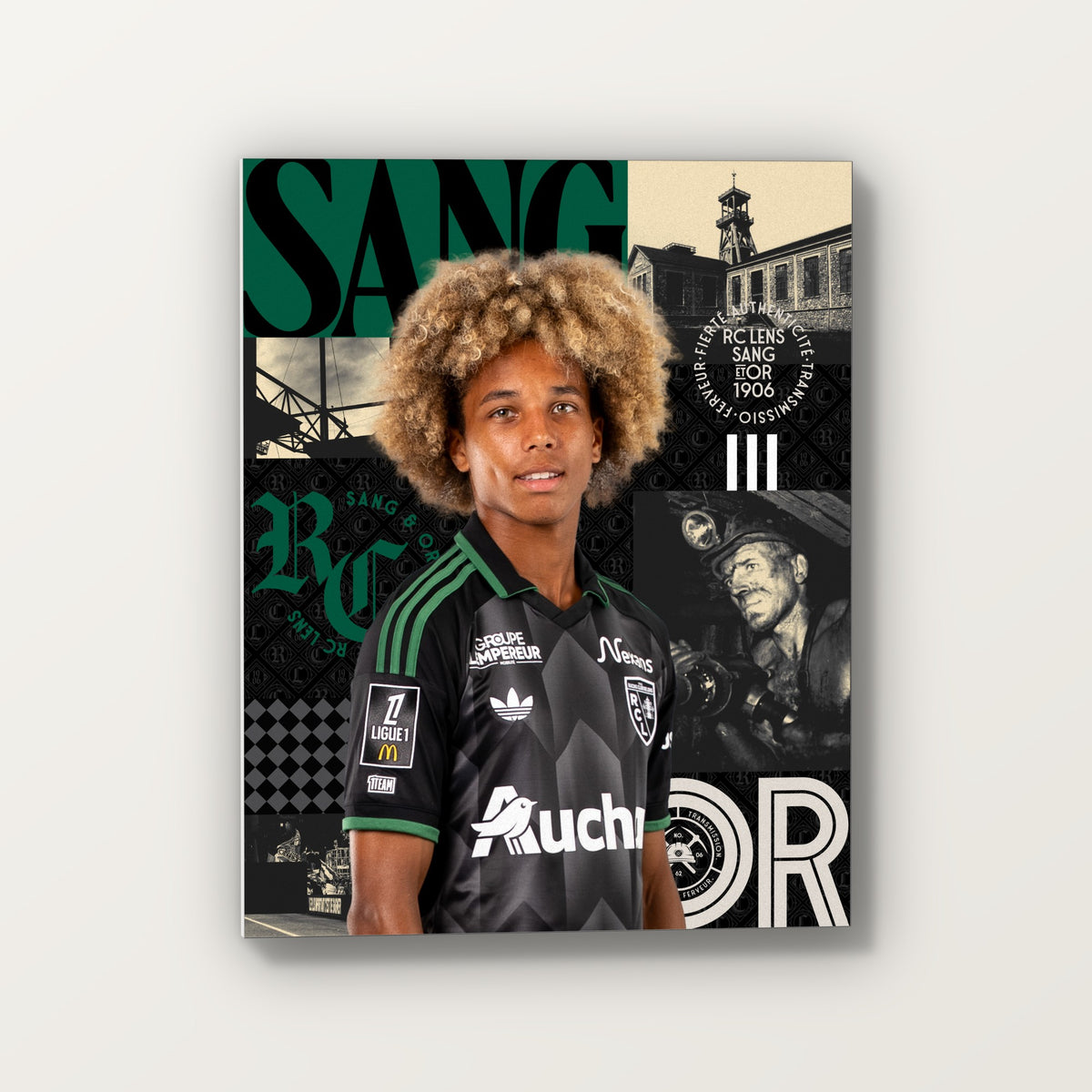 Toile joueur RC Lens Extérieur – Joueur 17