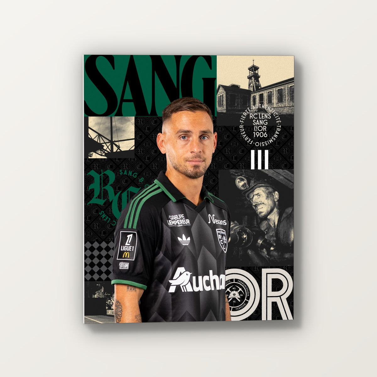 Toile joueur RC Lens Extérieur – Joueur 18