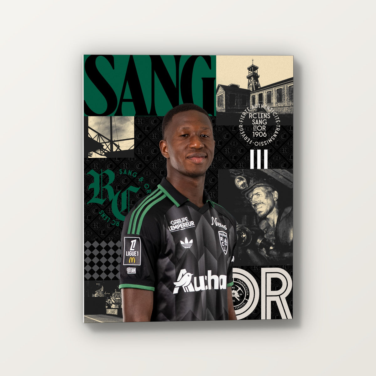 Toile joueur RC Lens Extérieur – Joueur 19