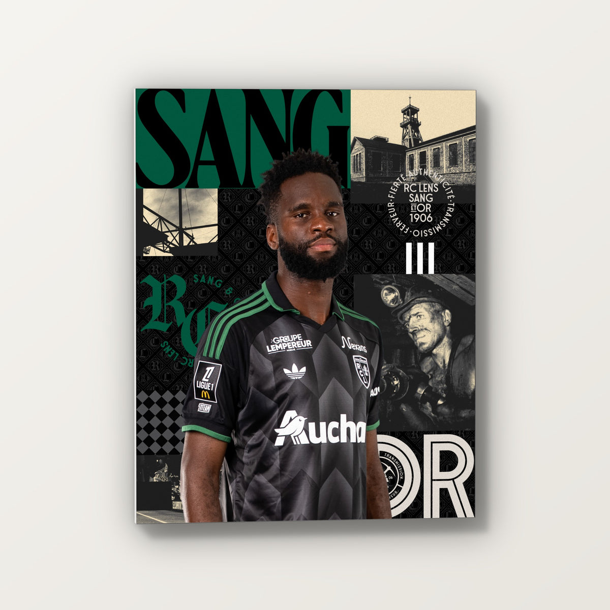 Toile joueur RC Lens Extérieur – Joueur 21