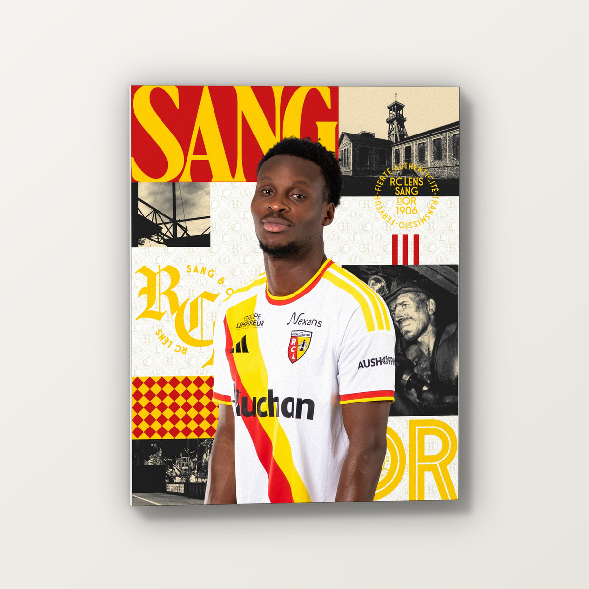 Toile joueur RC Lens Third – Joueur 01