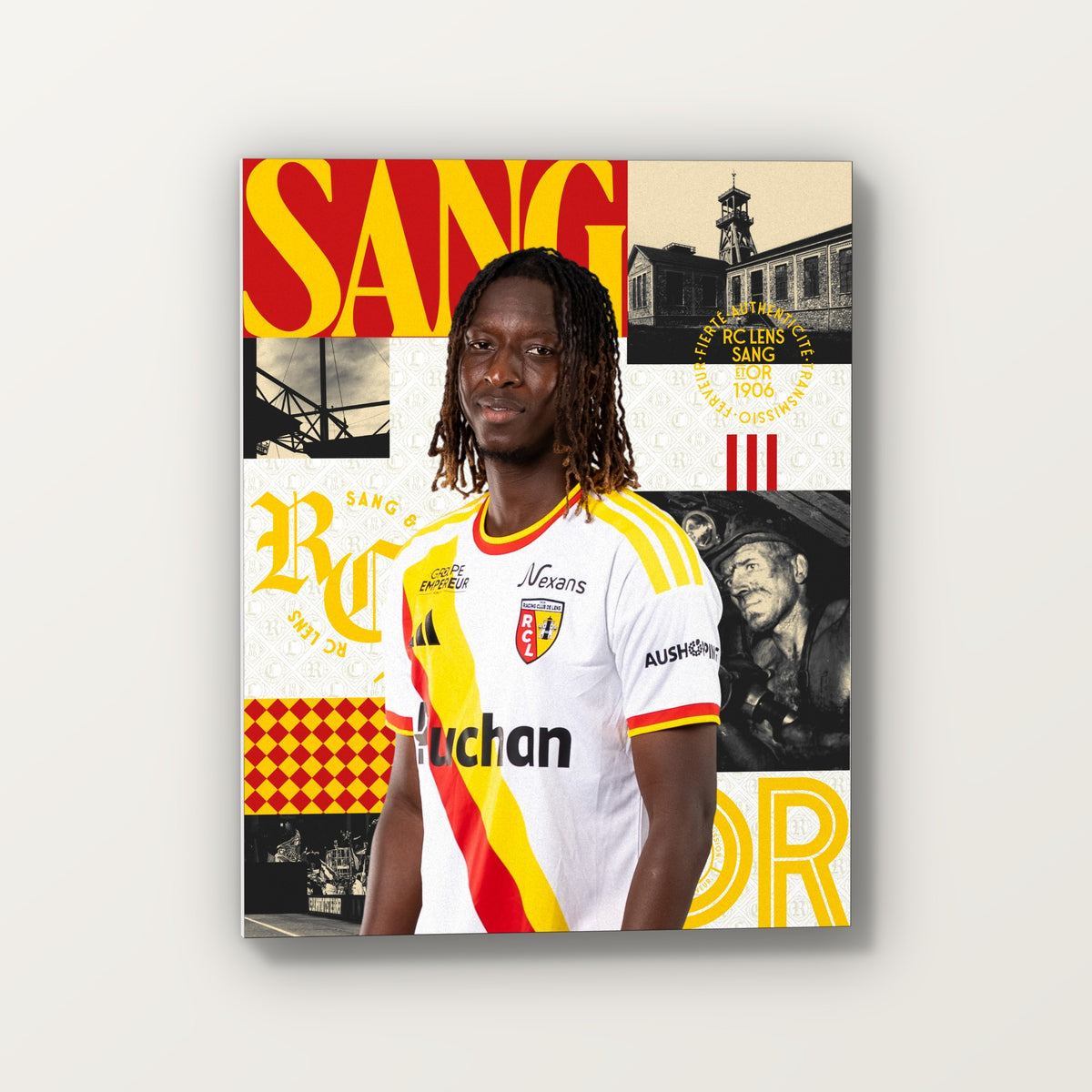 Toile joueur RC Lens Third – Joueur 08