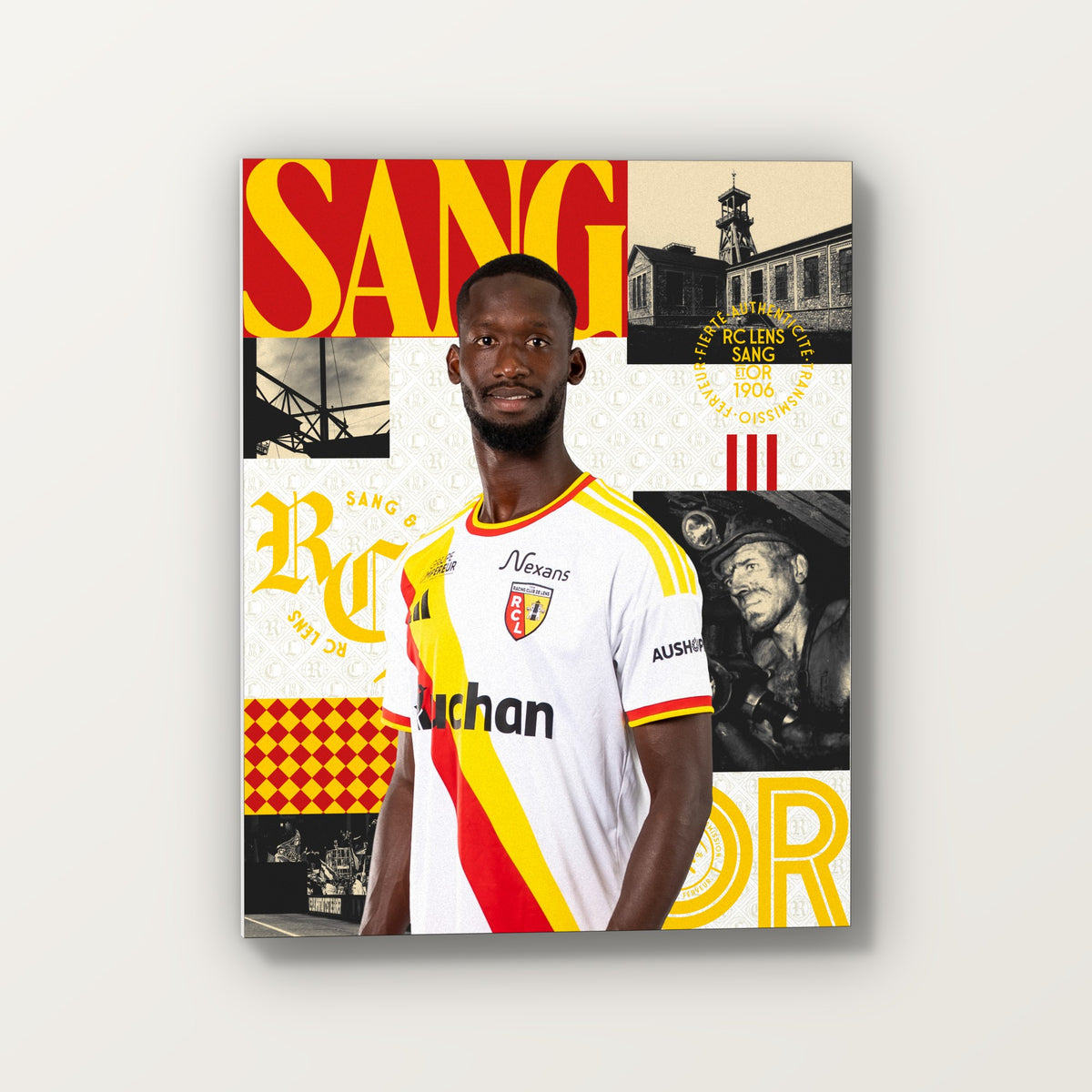 Toile joueur RC Lens Third – Joueur 09