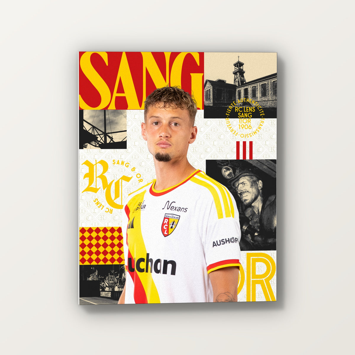 Toile joueur RC Lens Third – Joueur 15
