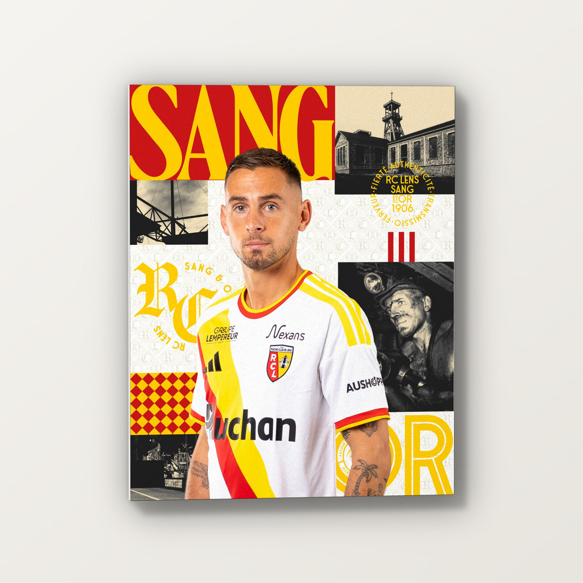 Toile joueur RC Lens Third – Joueur 24